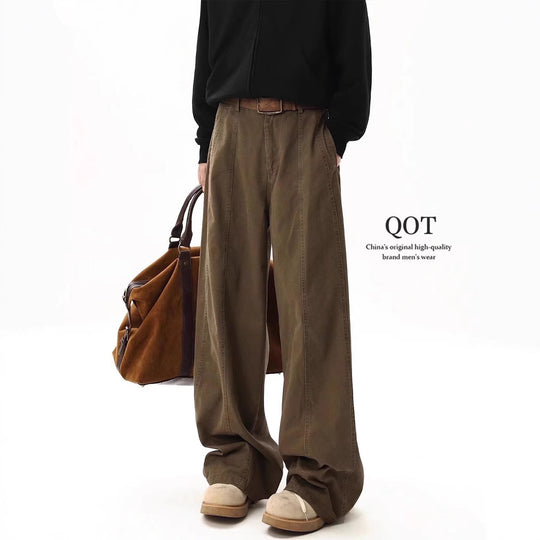 Damen Weitgeschnittene Stoffhose Shop Nory