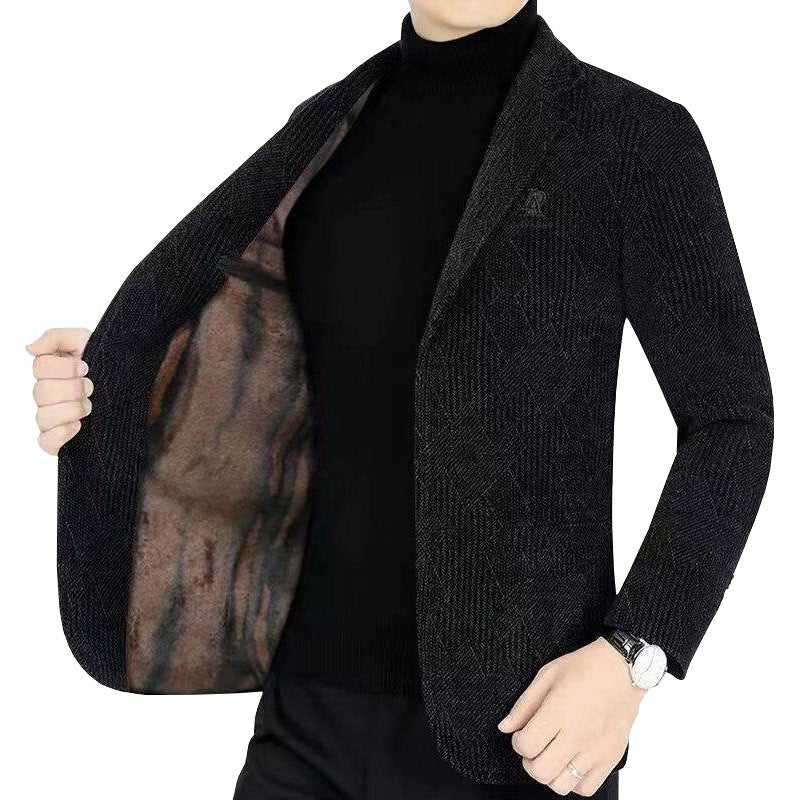 Herren Strukturierter Jersey-Sakko mit leichtem Innenfutter und schmaler Silhouette Shop Nory