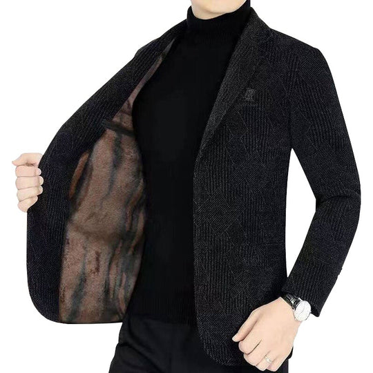 Herren Strukturierter Jersey-Sakko mit leichtem Innenfutter und schmaler Silhouette Shop Nory