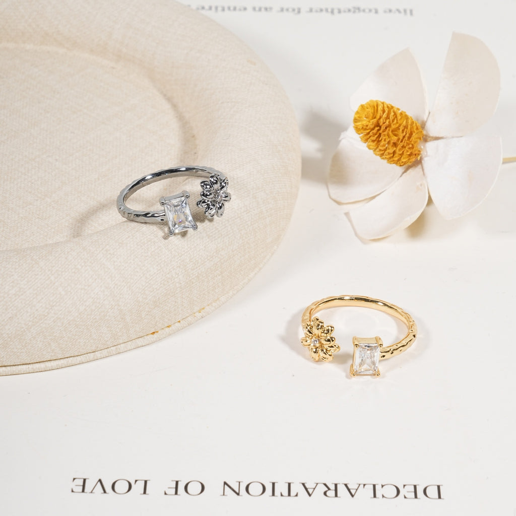 Damen eleganter Ring mit bunten Akzenten Shop Nory