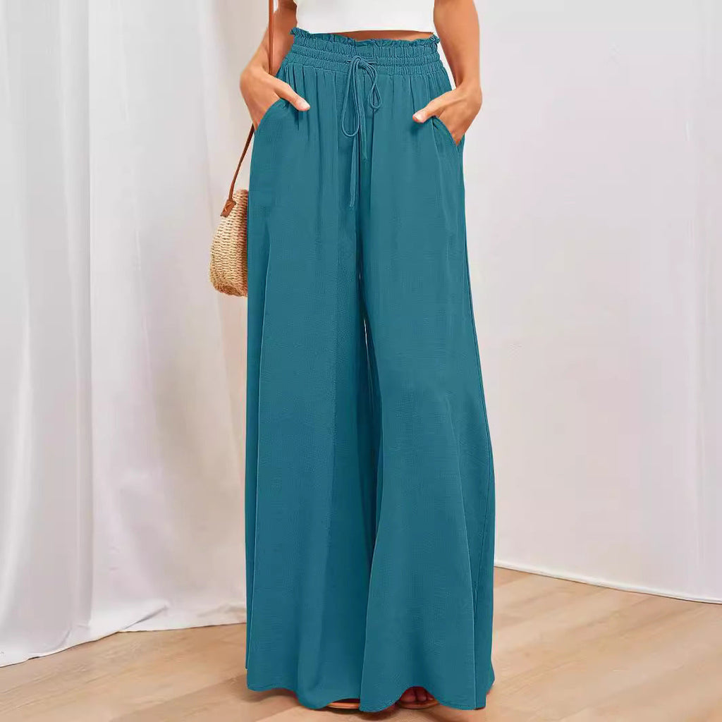 Maxi-Rock im Boho-Stil für Damen mit Kordelzugbund