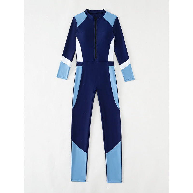 Damen Sportlicher Neoprenanzug mit hohem Kragen