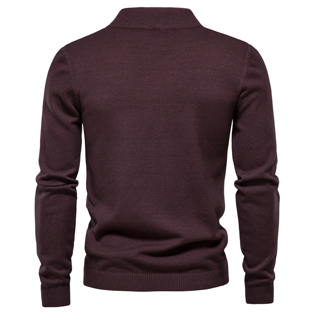 Herren stilvoller Rollkragenpullover aus weicher Merinowolle ShopNory