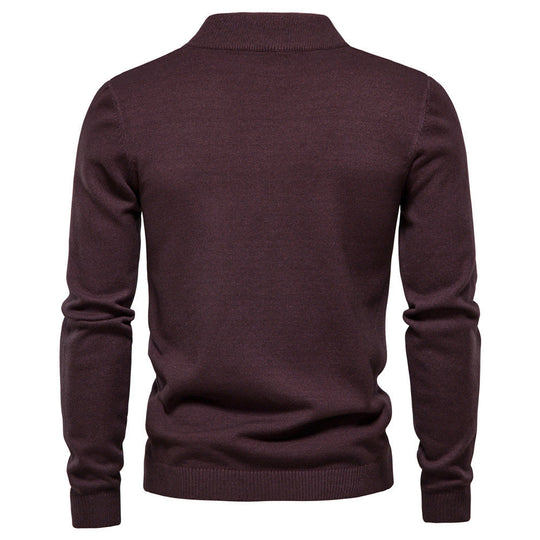 Herren stilvoller Rollkragenpullover aus weicher Merinowolle ShopNory