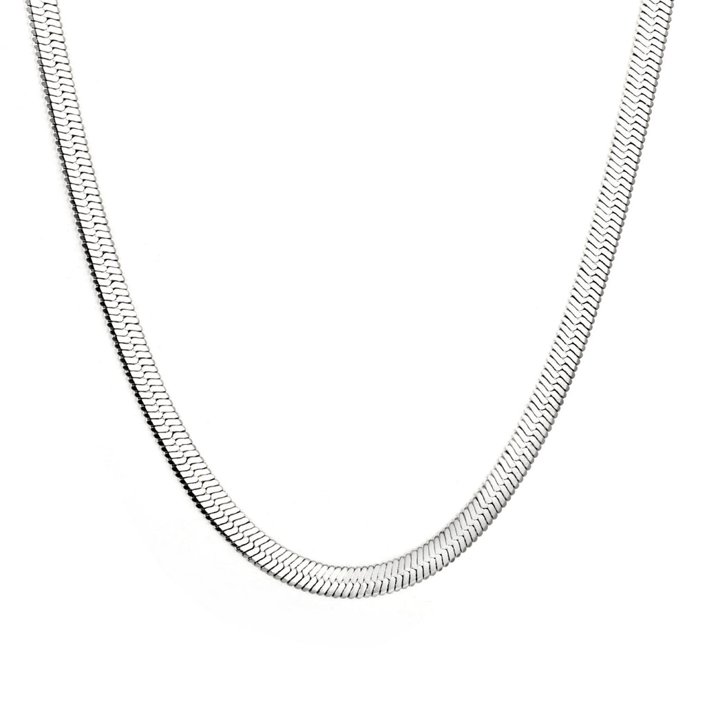 Damen Edelstahl Halskette mit elegantem Schlangenmuster Shop Nory