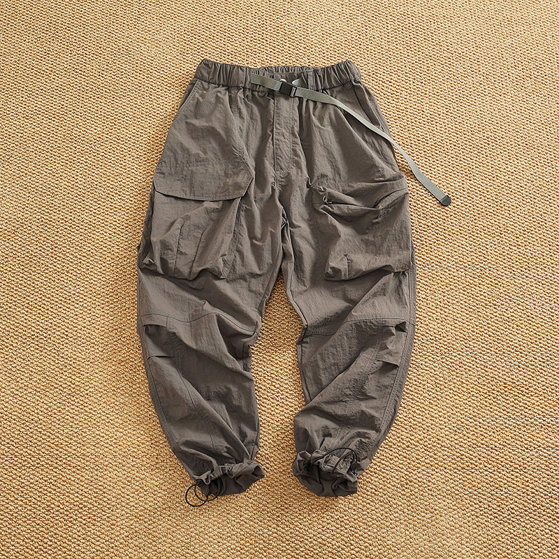 Damen Cargo-Hose mit elastischem Bund und multifunktionalen Taschen