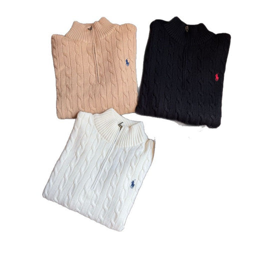Damen Strickpullover mit hohem Kragen Shop Nory