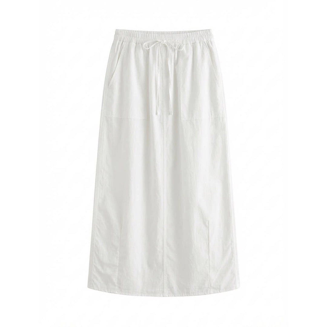 Damen Lässiger Maxirock Shop Nory
