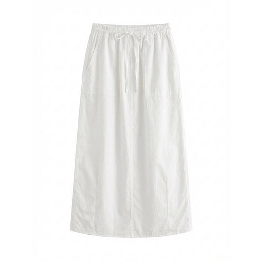 Damen Lässiger Maxirock Shop Nory
