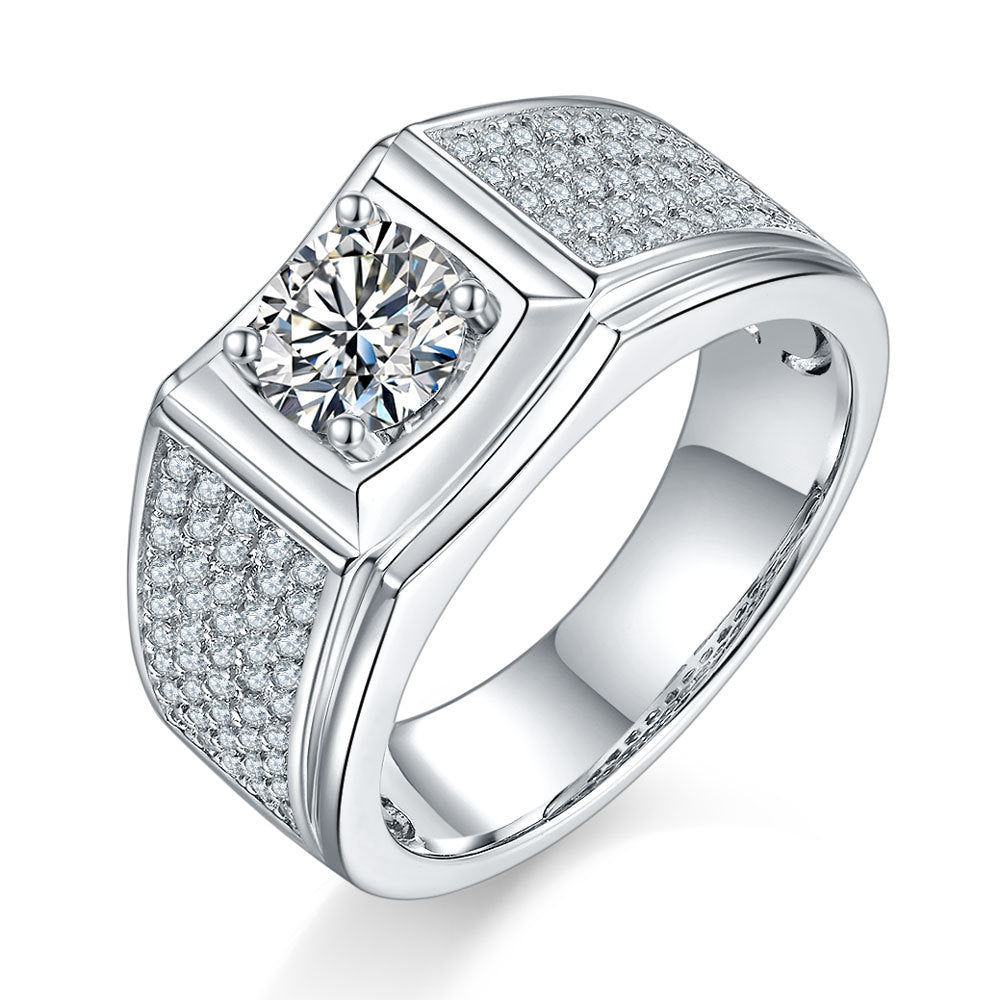 Damen Verlobungsring Set mit kunstvollem Design und funkelndem Edelstein Shop Nory