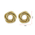 Damen Ohrstecker im eleganten spiralförmigen Design Shop Nory
