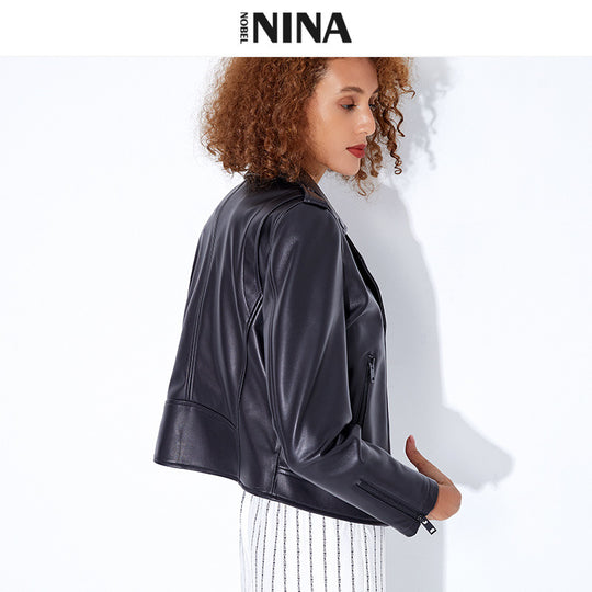 Damen Stylische Bikerjacke Shop Nory