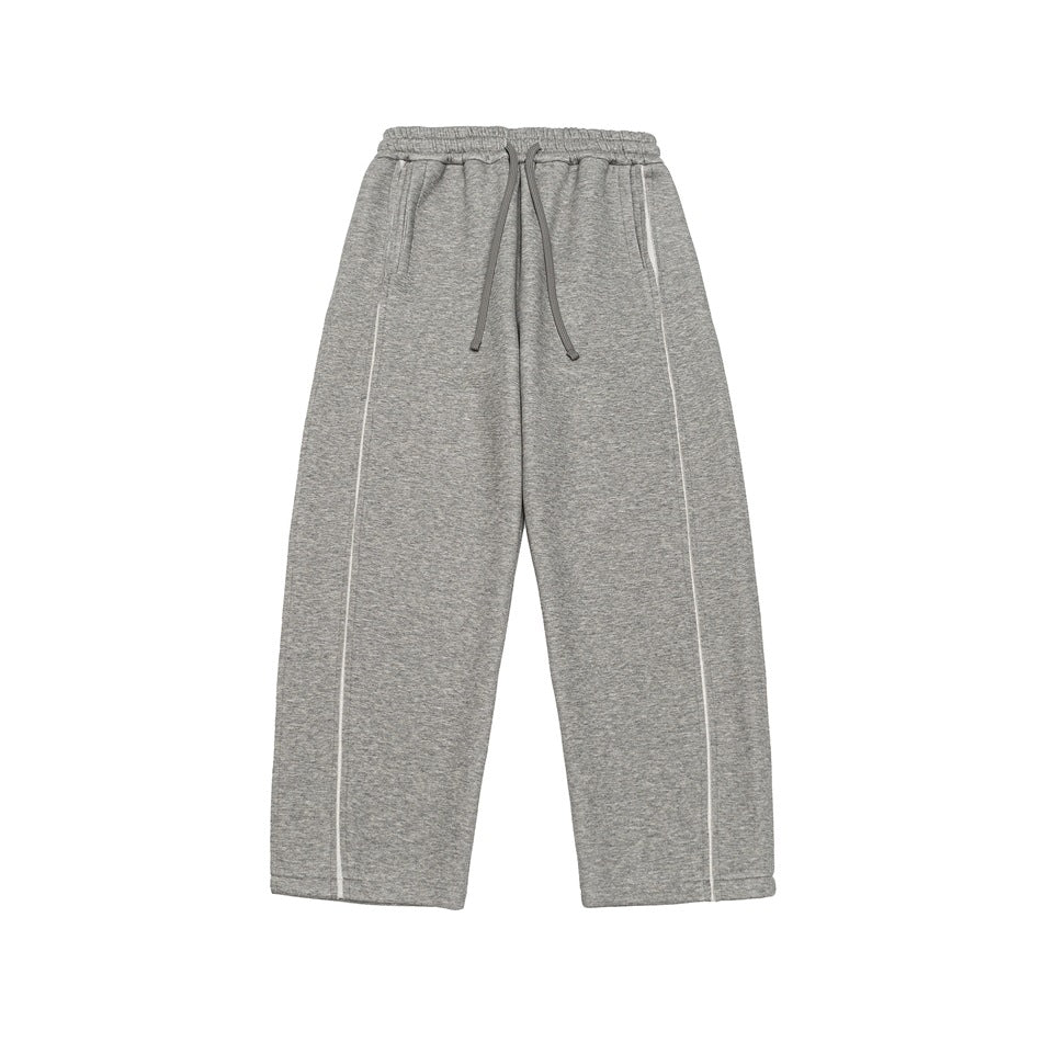 Damen Relaxed-Fit Culotte-Sweathose mit hohem Gummibund und Kontrastpaspel Shop Nory