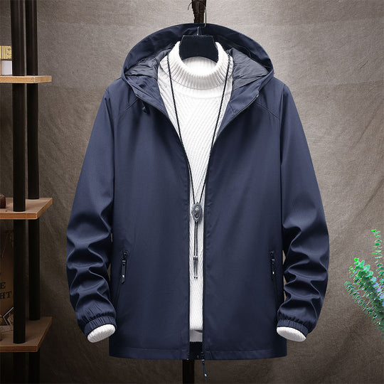 Herren Leichte Sportjacke mit Kapuze Shop Nory