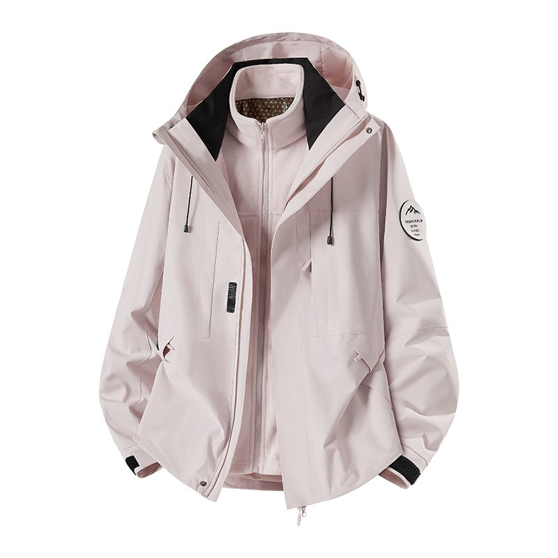 Herren Wetterfeste technische Softshell‑Trekkingjacke mit Kapuze und isolierendem Inneneinsatz Shop Nory