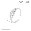Damen Ring mit Blumenmotiv und funkelndem Zirkonbesatz Shop Nory