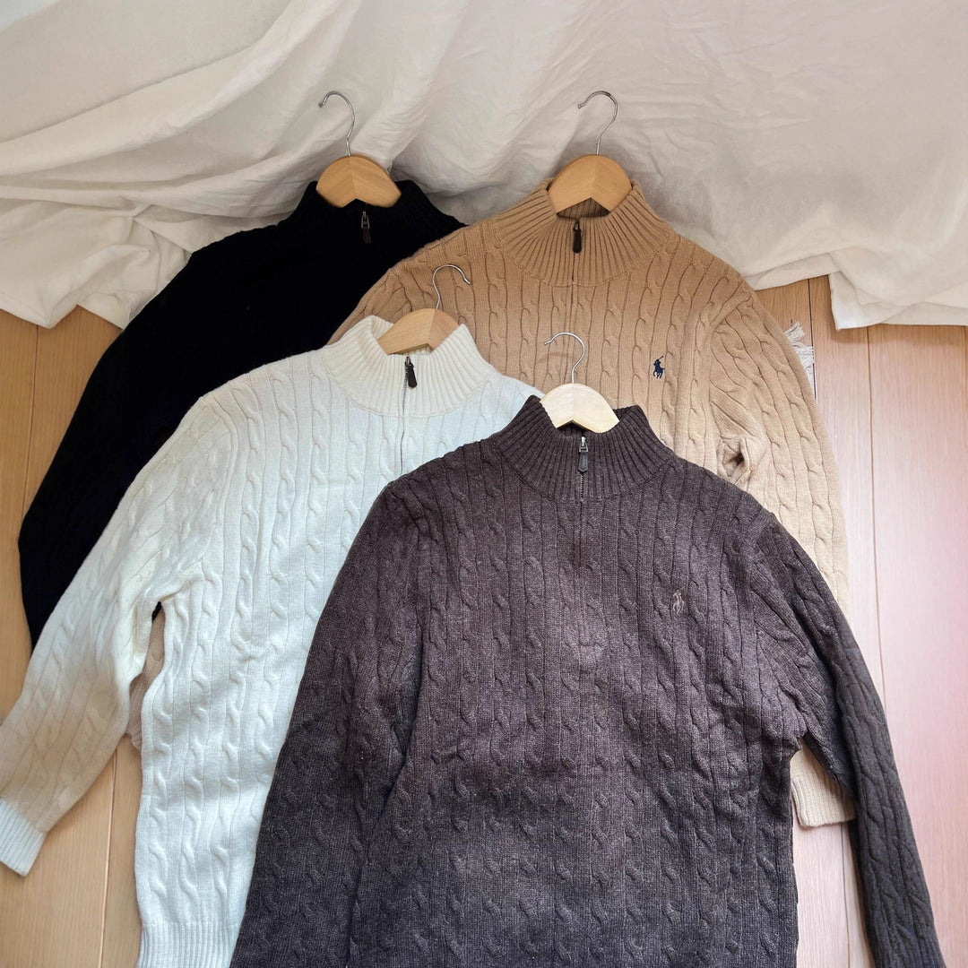 Damen Strickpullover mit hohem Kragen Shop Nory