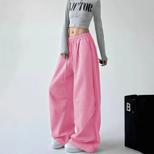 Damen Bequeme und lässige weite Jogginghose