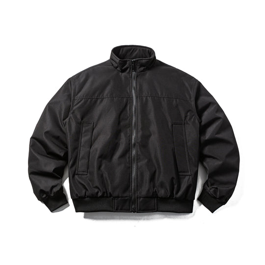 Herren Wattierte Bomberjacke im Boxy‑Cut mit hohem Stehkragen und geripptem Bund Shop Nory