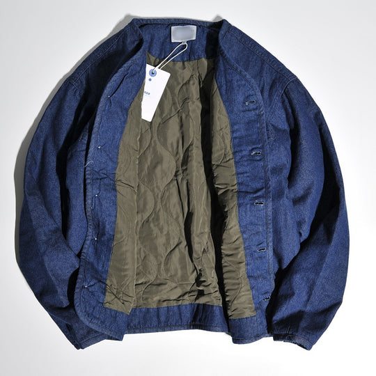 Herren Wärmeisolierte Denim-Jacke Shop Nory