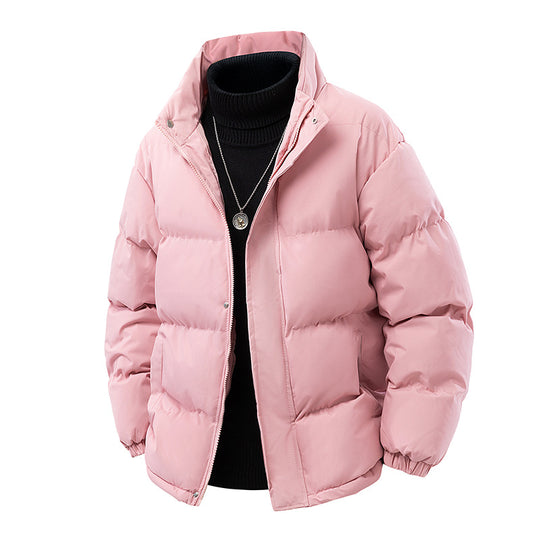 Herren Wattierte Oversize-Pufferjacke mit wasserabweisender Shell, hohem Stehkragen und verdecktem Reißverschluss Shop Nory