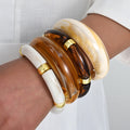 Damen Armband-Set aus hochwertigem Acryl mit elegantem Design Shop Nory