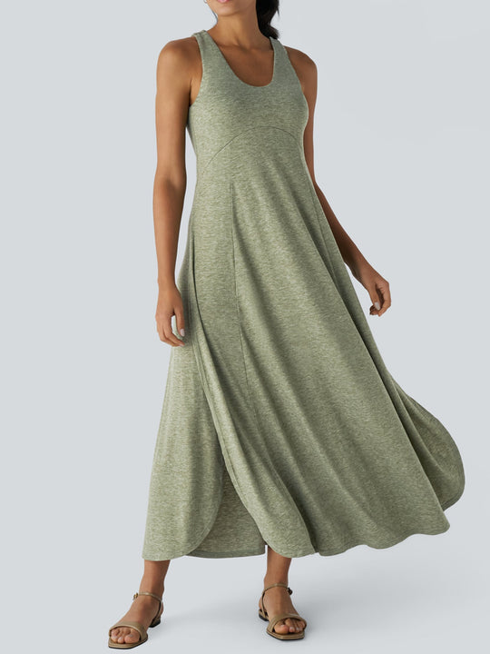 Damen Maxi-Kleid mit fließendem Schnitt und komfortablem Tragegefühl Shopnory