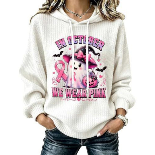 Damen Lustiger Kapuzenpullover mit Gruselmotiven Shop Nory