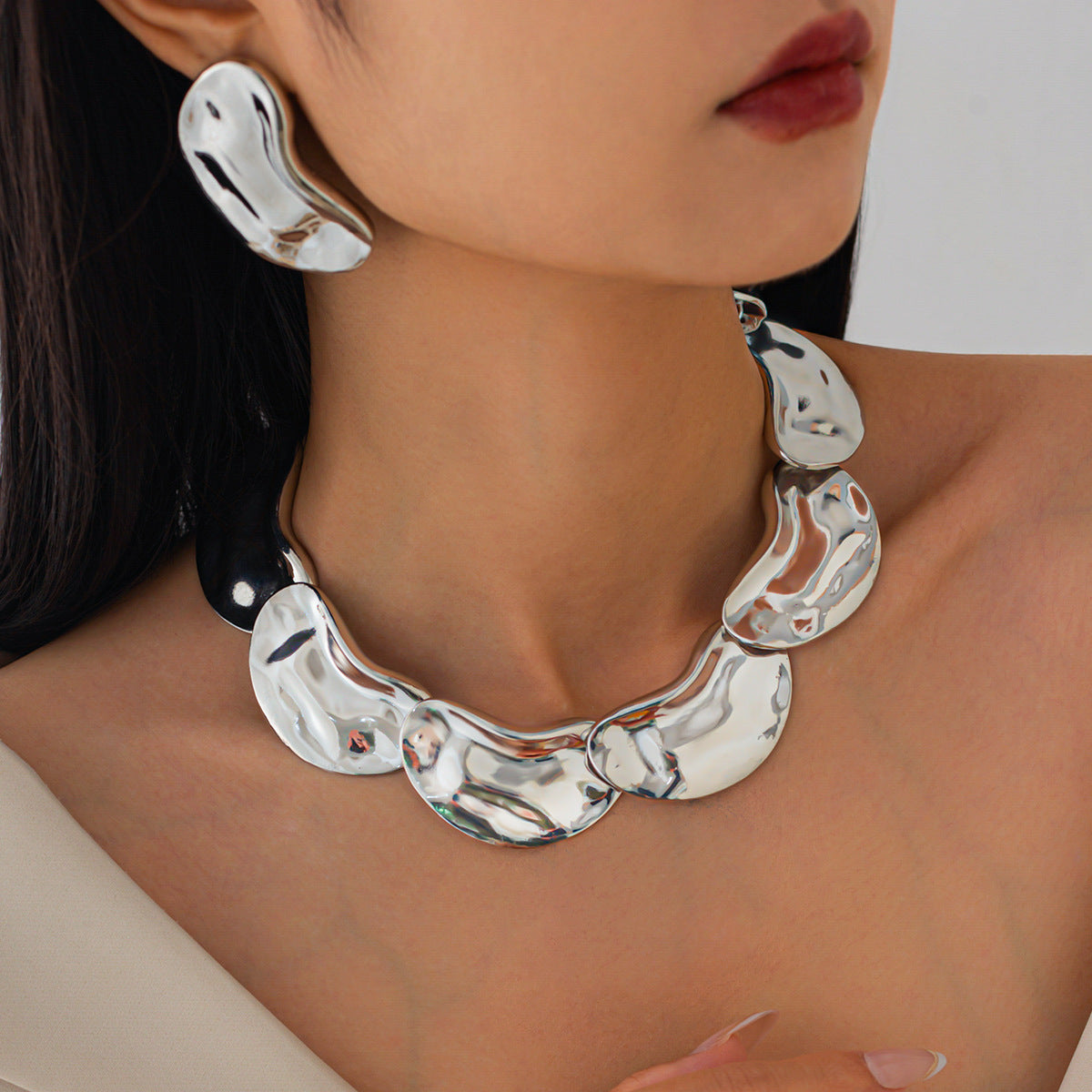 Damen Schmuckset mit luxuriösem, skulpturalem Design Shop Nory