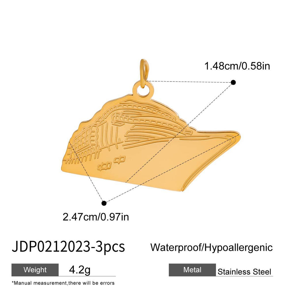 Damen Anhänger mit spiralförmigem Design aus hypoallergenem Edelstahl Shop Nory