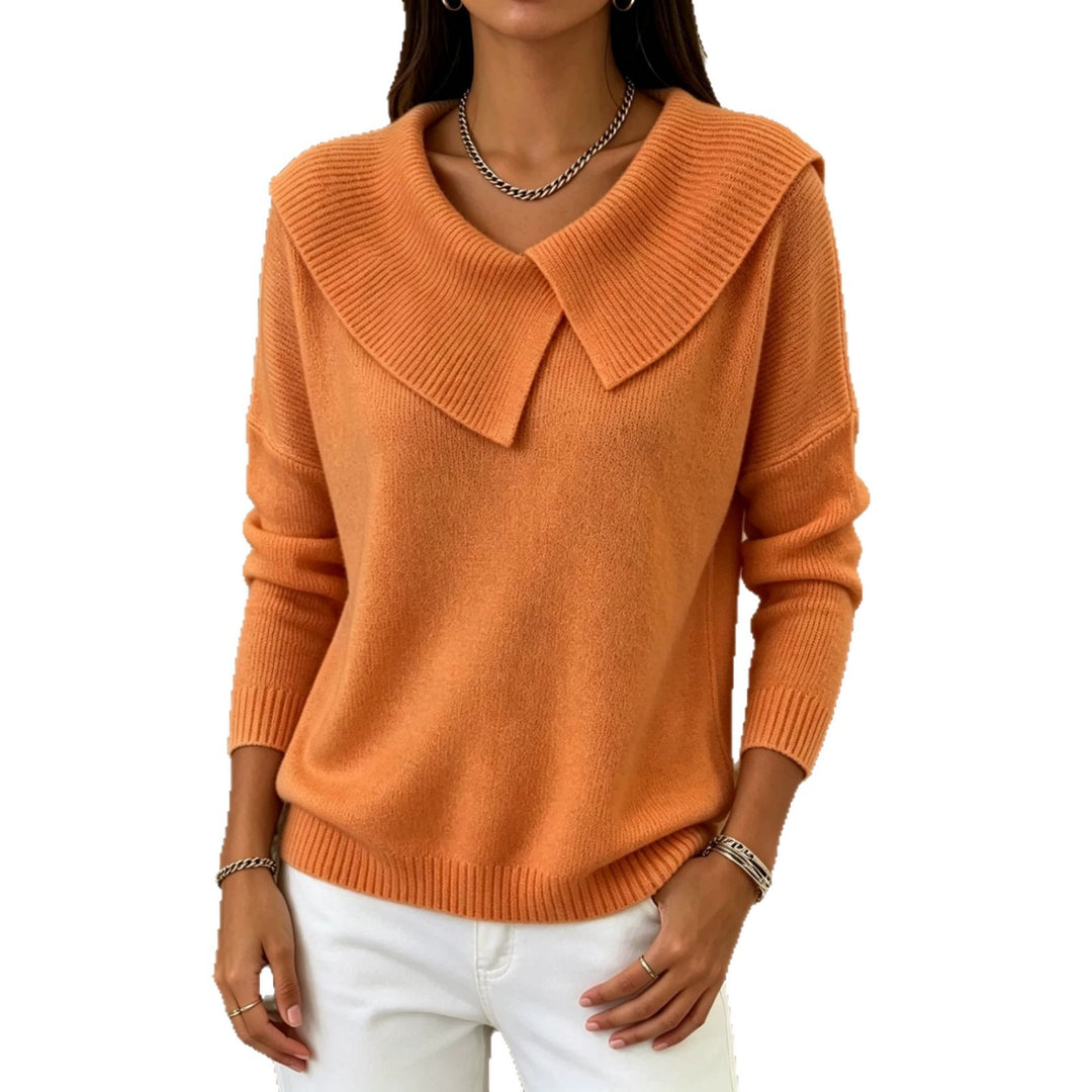Damen Oversized Rollkragenpullover mit asymmetrischem Schalkragen Shop Nory