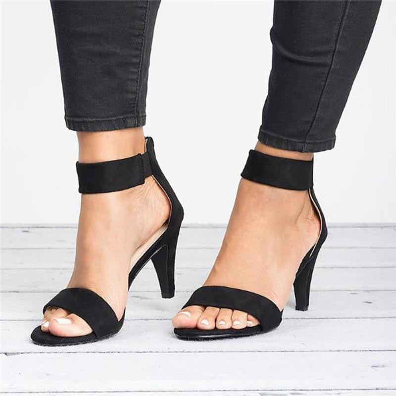 Damen elegante High Heels mit komfortablem Riemen und stiletto Absatz