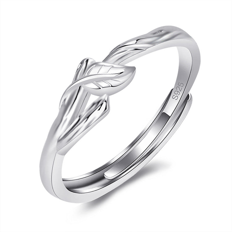 Damenring mit kunstvollem Blattdesign und eleganten Details Shop Nory