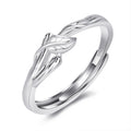 Damenring mit kunstvollem Blattdesign und eleganten Details Shop Nory