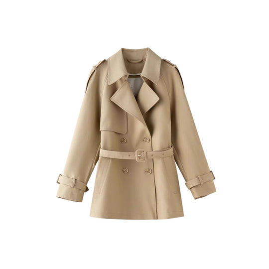 Damen Modische Trenchjacke mit Taillengürtel Shop Nory
