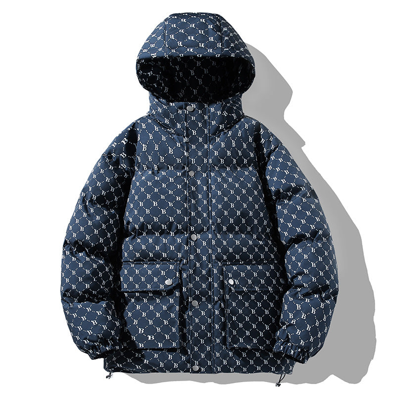 Herren Wattierter Kapuzenparka mit Thermofüllung wasserabweisender Oberfläche & Multifunktionstaschen Shop Nory