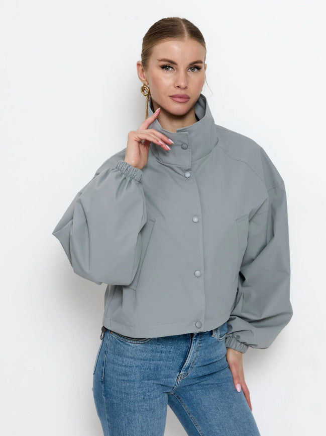 Damen Modische Oversized Jacke