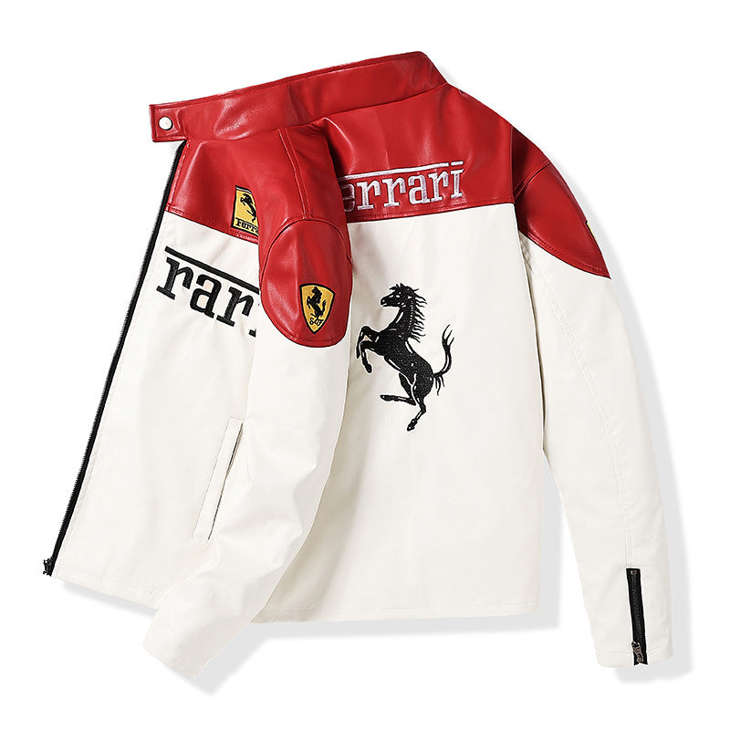 Herren Motorsport Lederjacke Shop Nory