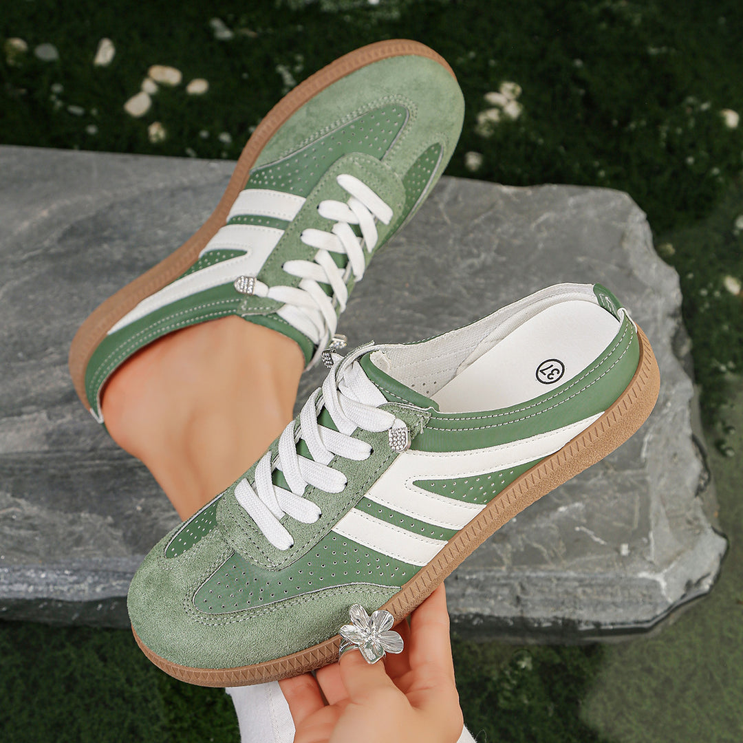 Damen Retro-Sneaker mit Gumsohle und gepolsterter Innensohle Shop Nory