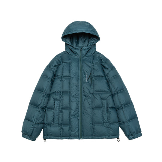 Unisex Oversize Steppjacke mit Kapuze, Daunenoptik und Tunnelzug Shop Nory