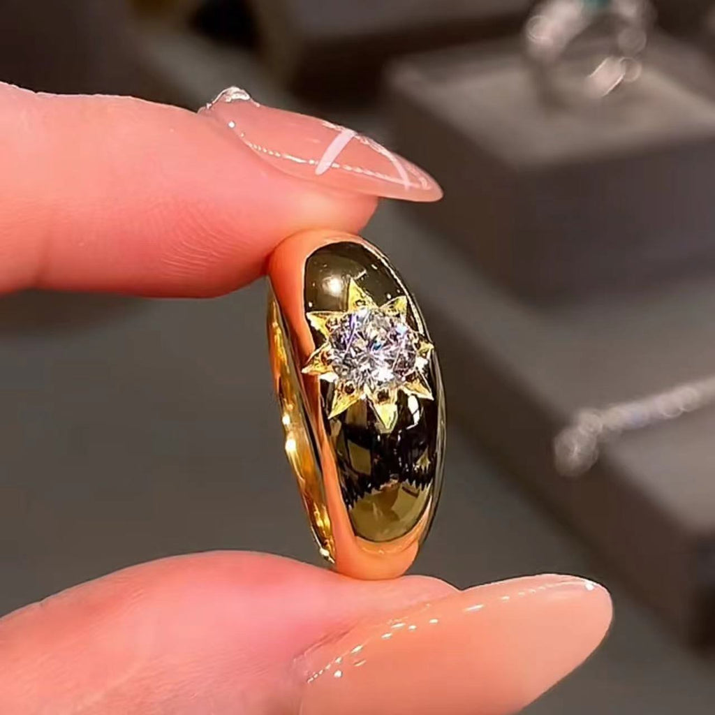 Damen Schmuckring mit funkelndem Zirkonia Shop Nory