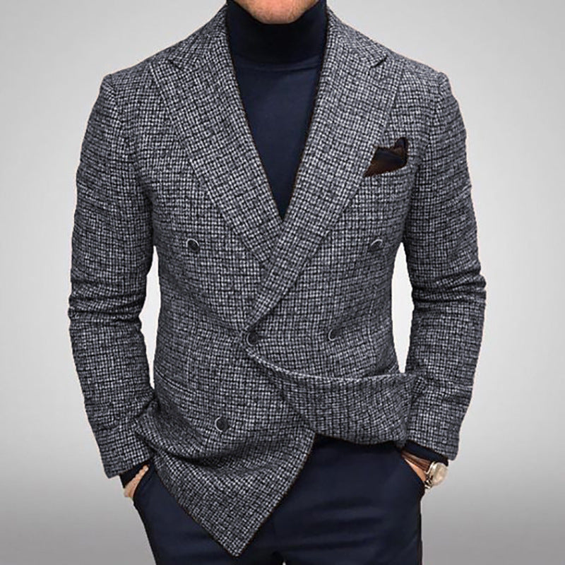 Herren eleganter doppelt gefütterter Blazer