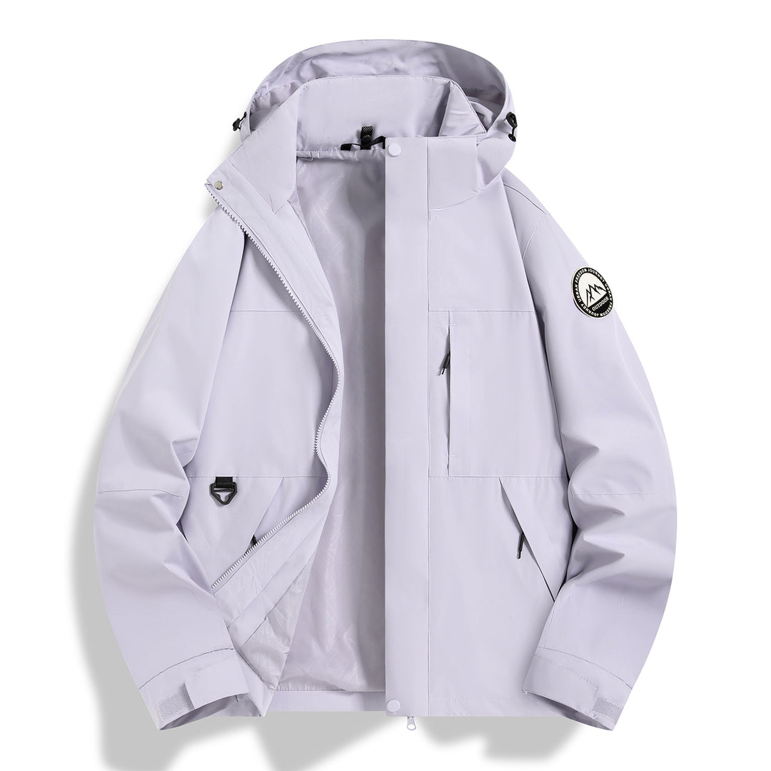 Damen Wasserfeste technische Kapuzenjacke mit verschweißten Nähten und verstellbaren Bündchen Shop Nory