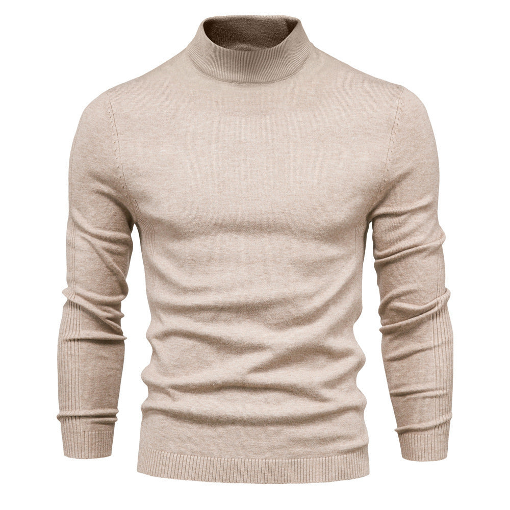 Herren stilvoller Rollkragenpullover aus weicher Merinowolle ShopNory