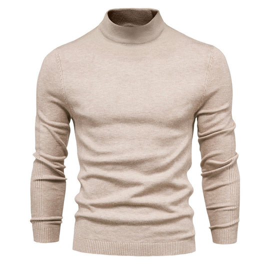 Herren stilvoller Rollkragenpullover aus weicher Merinowolle ShopNory