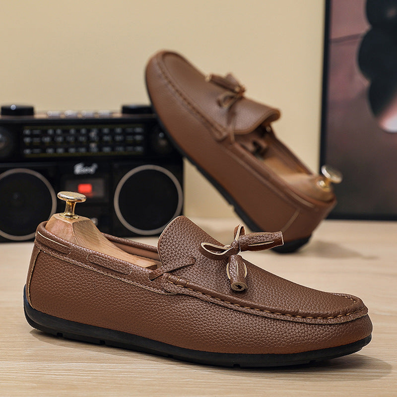 Herren Elegante Mokassins mit modischem Schnürdetail Shop Nory