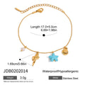 Damen Fußkettchen mit maritimen Charms und hypoallergenem Edelstahl Shop Nory