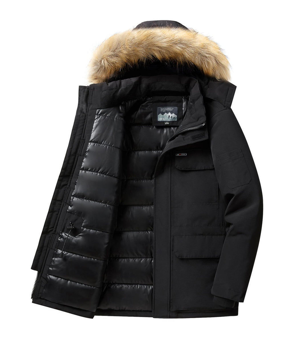 Herren Expedition-Parka mit abnehmbarer Kapuze und Kunstfellbesatz Shop Nory