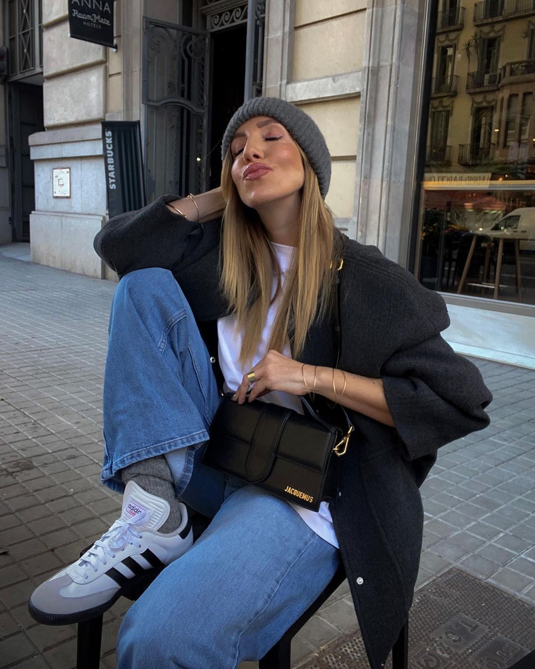 Damen Kuschelige und elegante Wolljacke