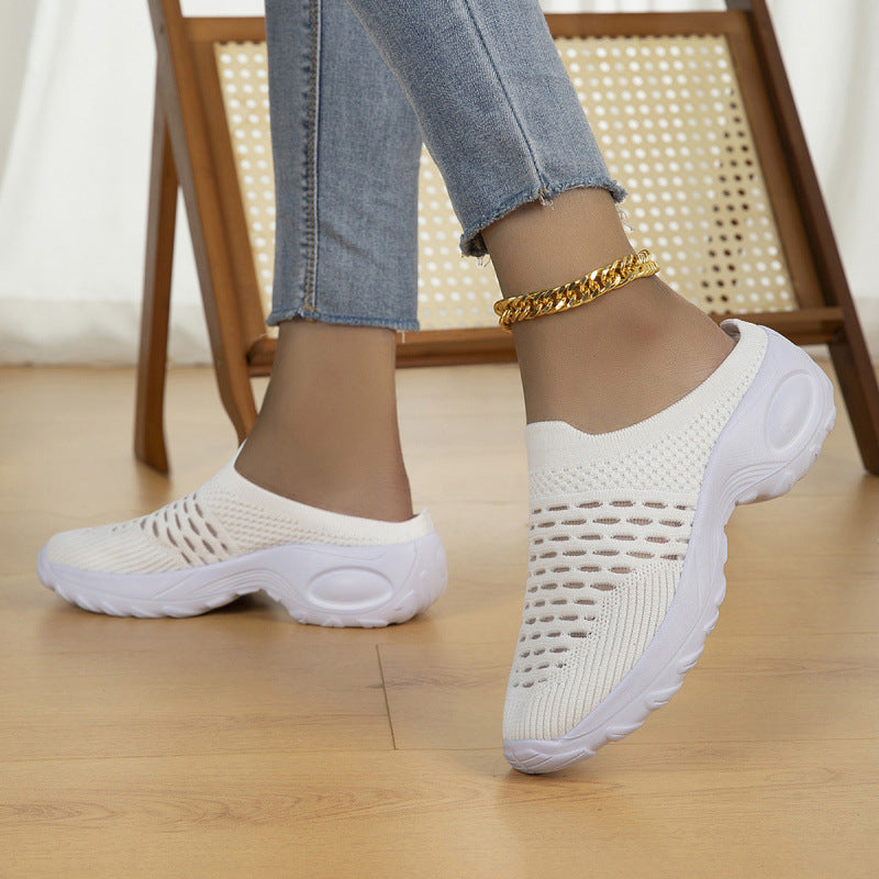 Damen Atmungsaktive Strick-Slipper-Sneaker mit stoßdämpfender Leichtsohle Shop Nory